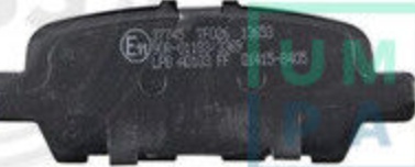 37745 A.B.S. Brake Pad Set, disc brake for INFINITI,NISSAN,RENAULT,SUZUKI