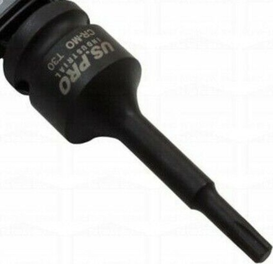 US PRO INDUSTRIAL 1/2"" dr Impact Torx Bit Socket T30 x 78mm  NEW 3359