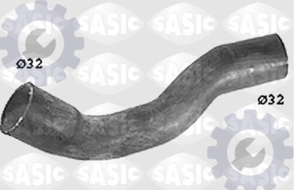 Lower SASIC SWH6815 Radiator Hose for VW