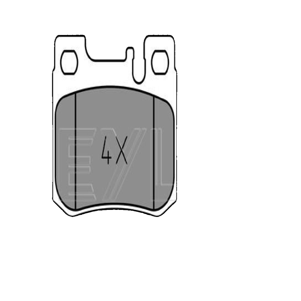 Rear MEYLE GERMANY 025 213 0115 Brake Pad Set, disc brake for MERCEDES-BENZ