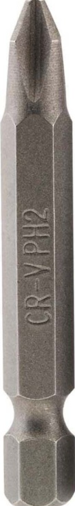 Draper 64288 Cross Slot Insert Bit 1/4"" Hex 50mm Long No2 (Pack of 5)