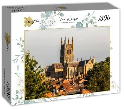 Grafika Worcester Cathedral From Fort Royal Park Jigsaw Puzzle 1500 Pieces