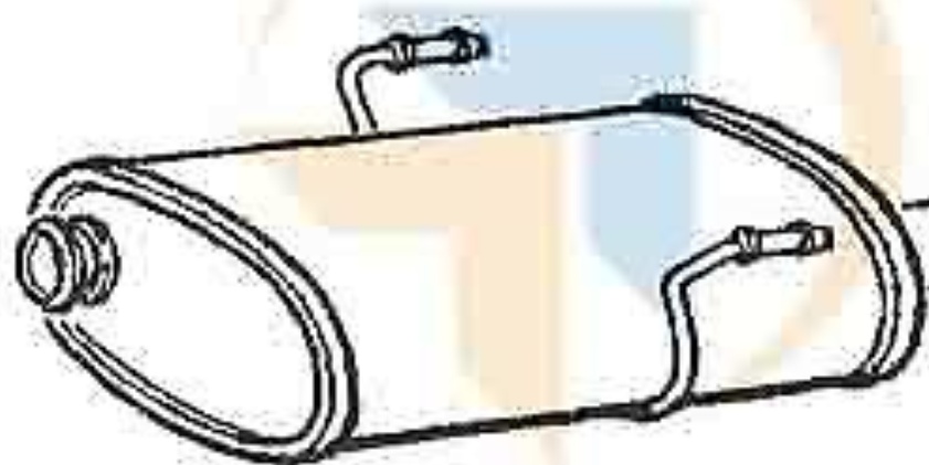 Klarius PG460W Exhaust Rear Box 406 1.8 95-00