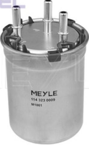 114 323 0009 MEYLE Fuel filter for AUDI