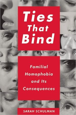 Sarah Schulman Unisex Multicolor Ties That Bind : Familial Homophobia & Its Consequences - Image 2
