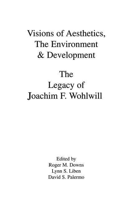 Visions of Aesthetics, the Environment & Development - 9781138873292
