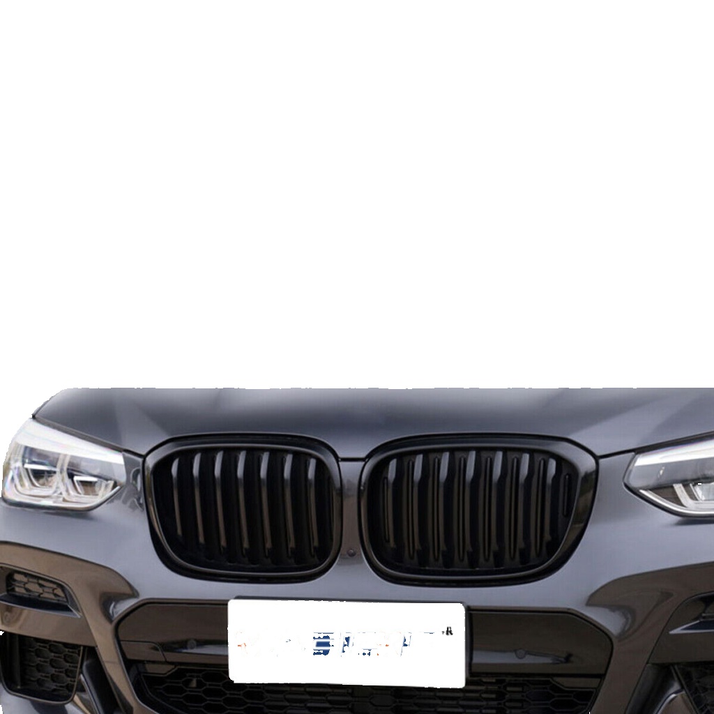 2x Gloss Black Front Bumper Upper Grill Grille For BMW G01 X3M G02 X4 2018-2022
