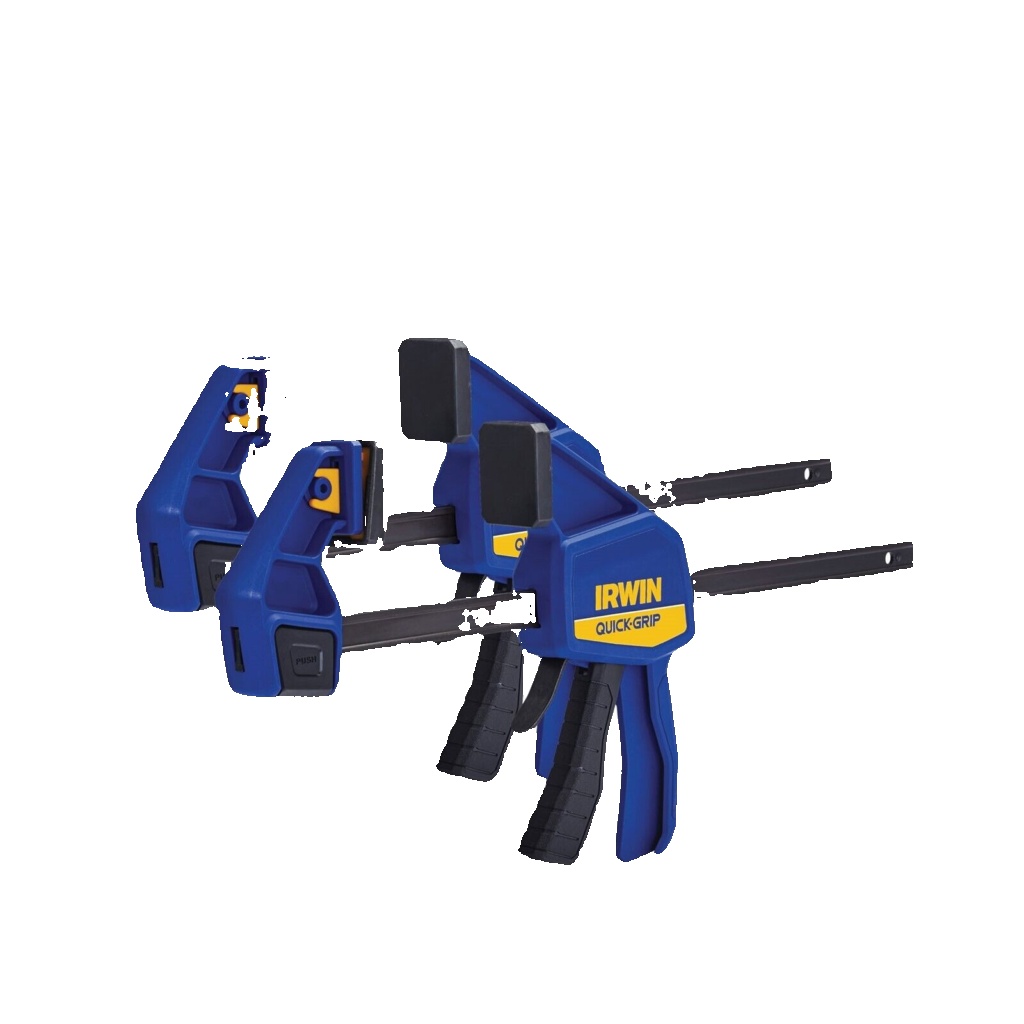 Irwin Clamps Quick-Grip 12"" 300mm Bar Clamps Light-Duty TWIN PACK T54122EL7