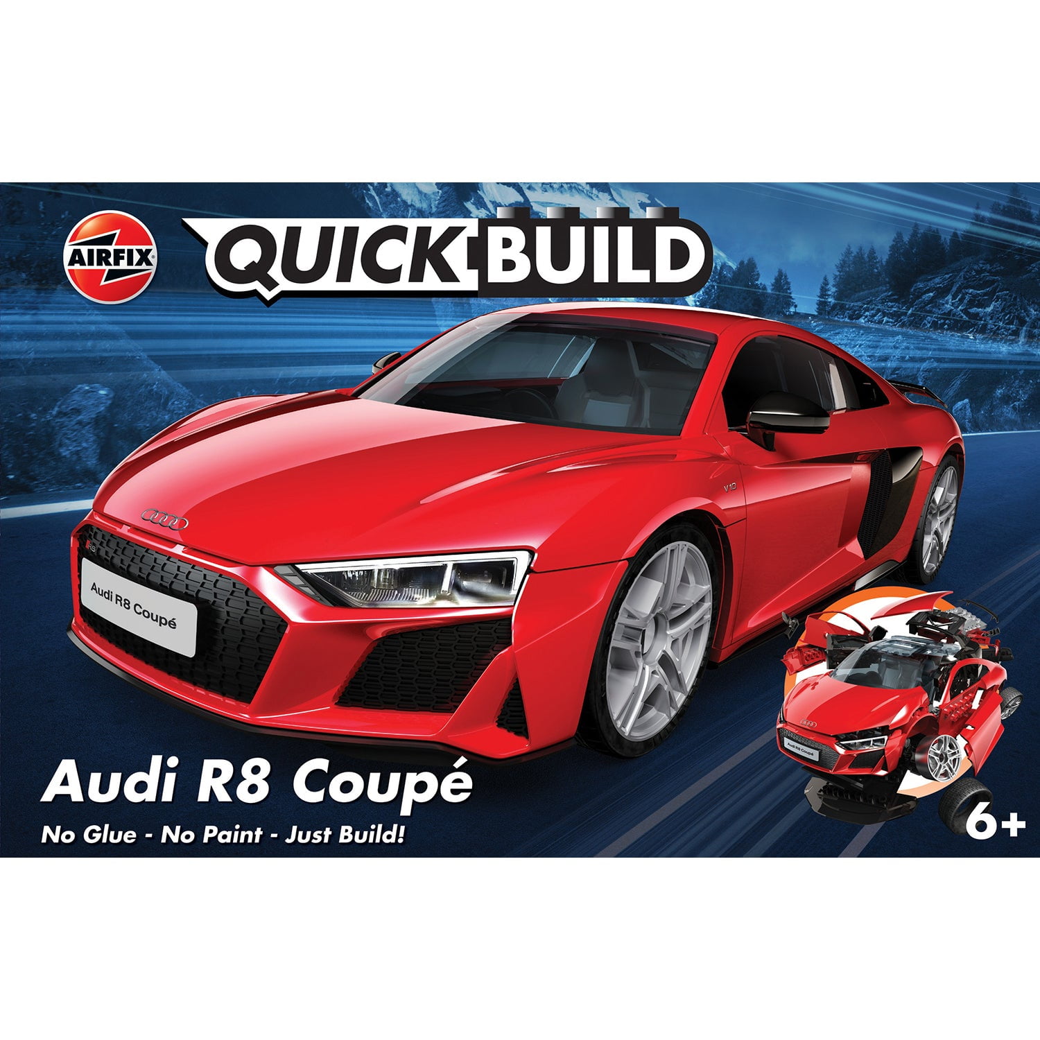 Airfix J6049 Audi R8 Coupe QUICK BUILD