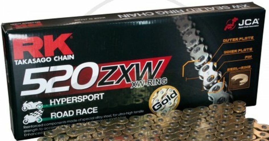 RK Chain for KTM 150 SX Motocross 2008-2022 Gold XW-Ring