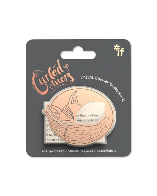 Curled Up Corners Bookmark - Furled Fox
