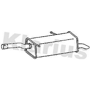Klarius box with tail pipe fits Citroën berlingo partner 1.6hdi 08> CN665M