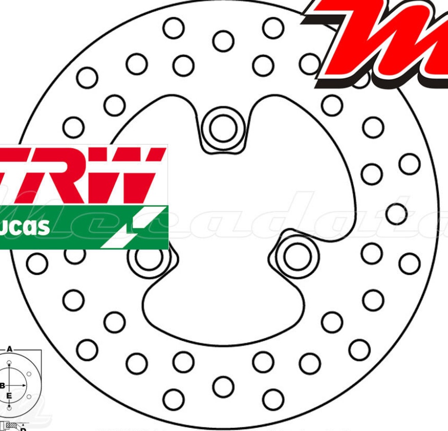 TRW MST 402 Brake Disc For Motorcycle Spare Parts Accessories Replacement Parts