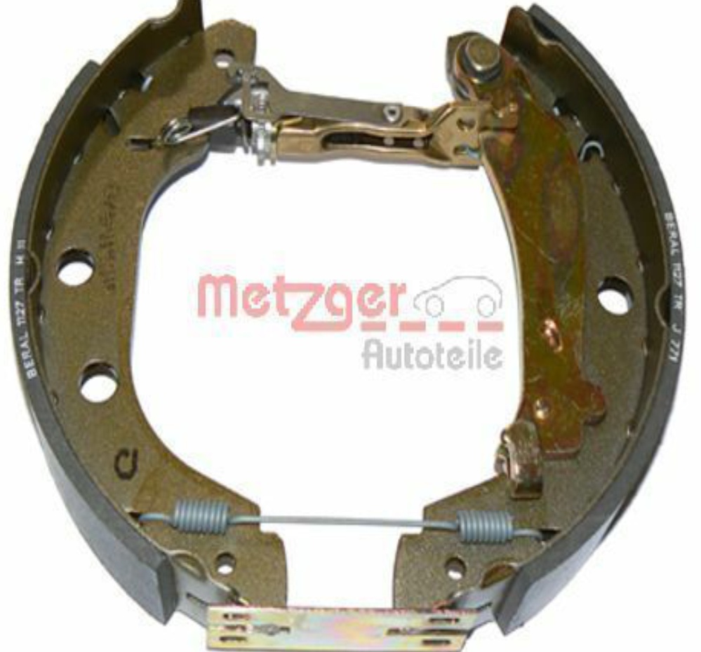 Original Metzger Brake Shoe Set MG 645V for Renault