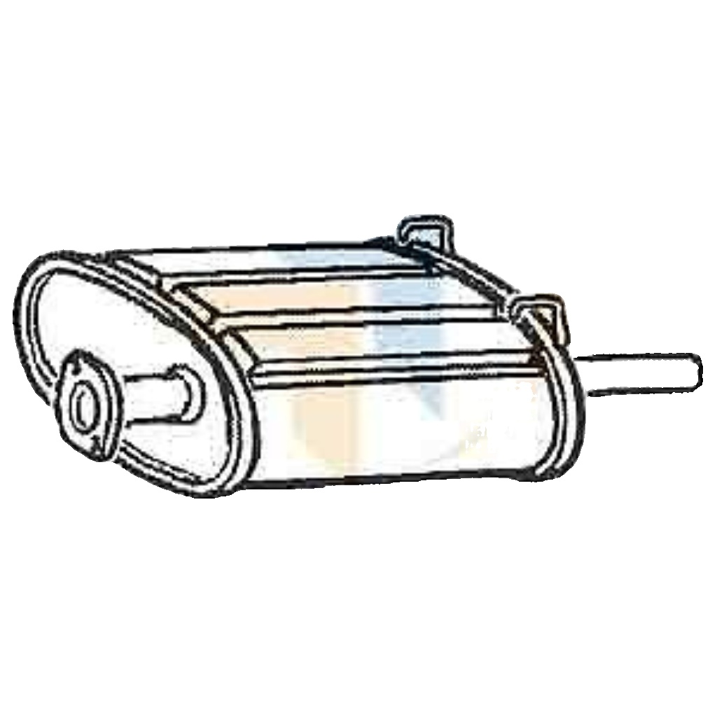Klarius HA283H Exhaust Rear Silencer Box HONDA CR-V   2.0   1997-2002