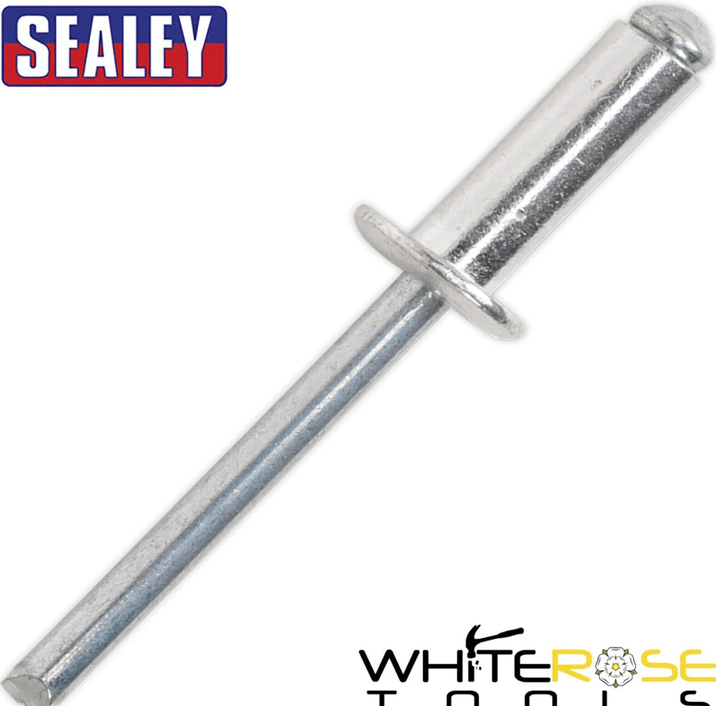 Sealey RB6418S Aluminium Standard Flange Blind Rivet 6.4 x 18mm - Pack of 2