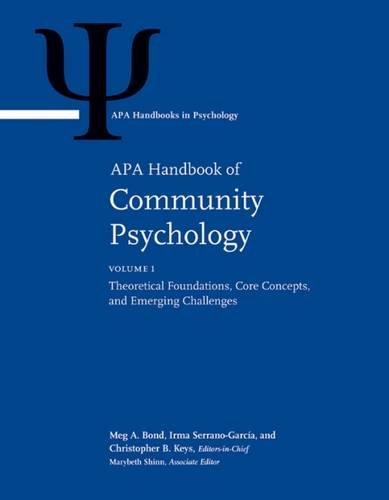 APA Handbook of Community Psychology by Meg A. Bond, Irma Ser... - 9781433822575