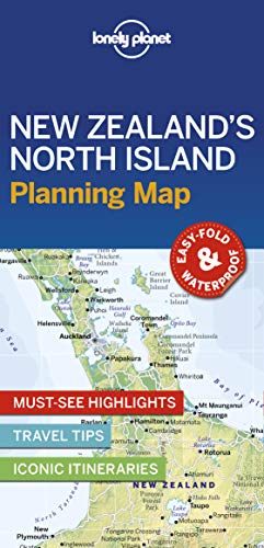 Lonely Planet New Zealand's North Island Planning Map
