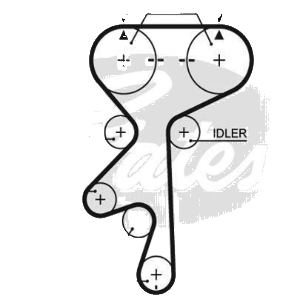 GATES POWERGRIP TIMING BELT KIT - K025461XS