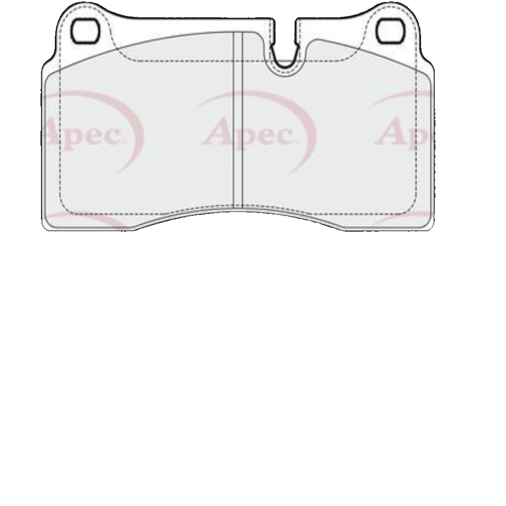 Braking System Disc Brake Brake Pad Set APEC PAD1996 Rear Fits Audi R8 Spyder