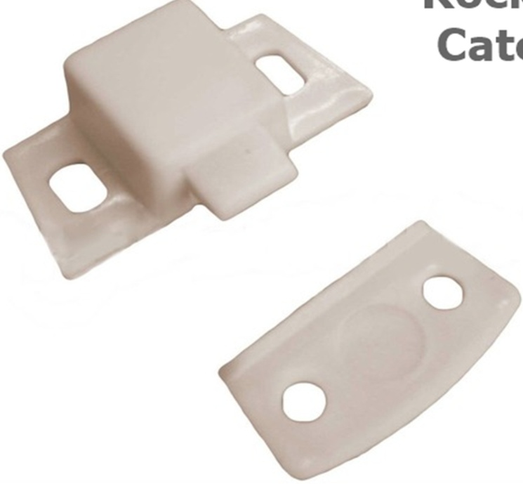 W4 Cupboard White Rocker Catch Caravan Campervan Motorhome 37818