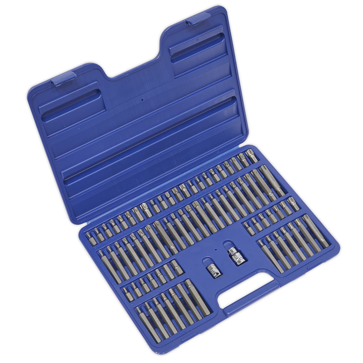 Sealey Mixed 3/8"" & 1/2"" Square Drive Screwdriver Bit Set 74 Piece AK21974 - Image 3