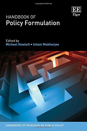 Handbook of Policy Formulation Howlett Mukherjee Hardback Edward Elgar