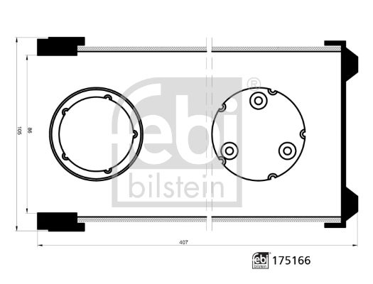 Air Filter Air Supply Febi Bilstein 175166 Fits MCCORMICK