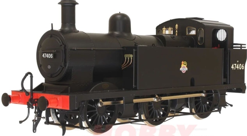 Jinty Class 3F 0-6-0 BR EC 47406 Tank Engine O 1:43 DCC ready Dapol 7S-026-010