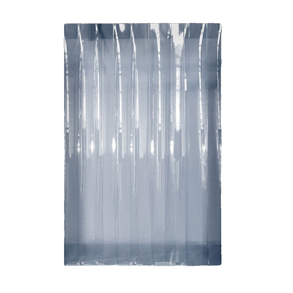 PVC Strip Curtain / Warehouse Door Kit - 2m (w) x 2.25m (d) - 200mm x 2mm