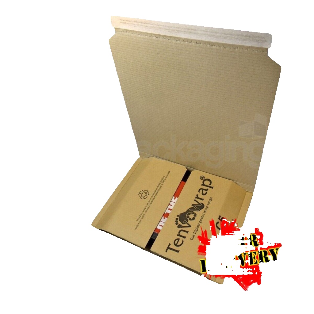 100 x X-LARGE C5-R BOOK WRAP MAILER POSTAL BOXES 406x302x70mm TOYS GAMES ETC
