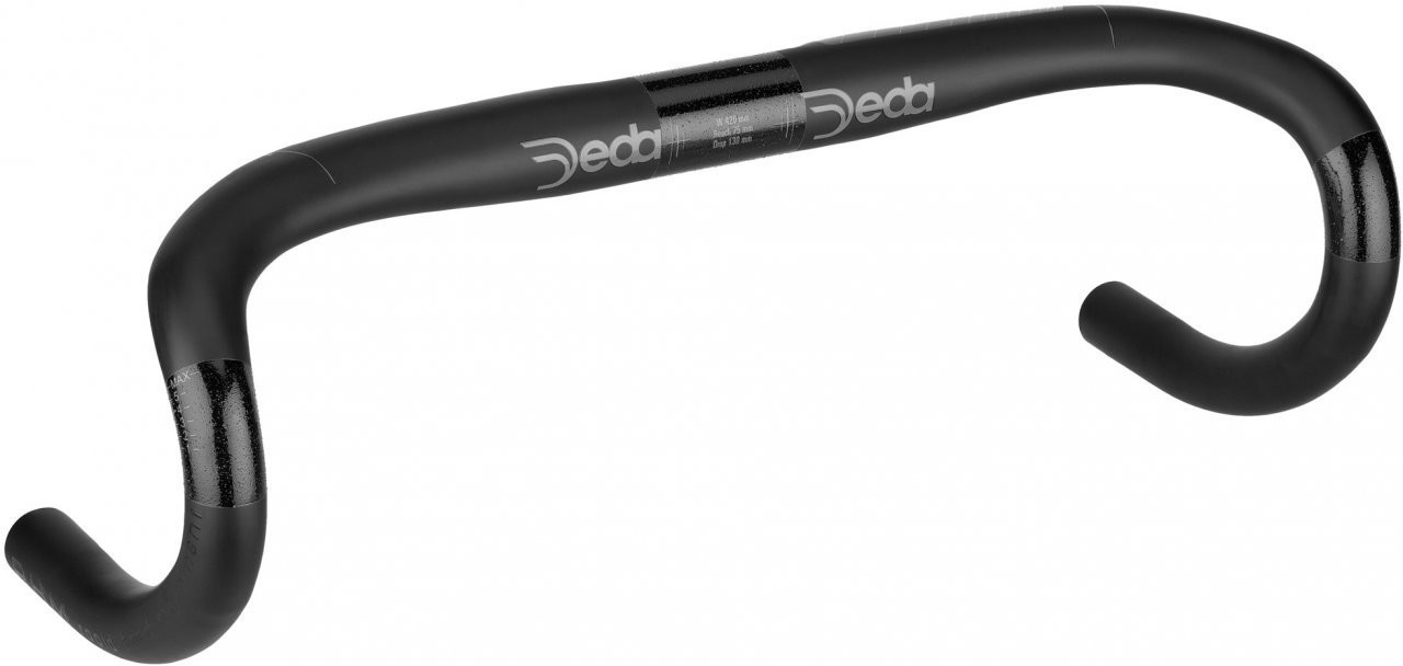 Deda Superzero Alloy Aero Handlebars 44cm (o-o) - Black / Red - NEW! RRP £110