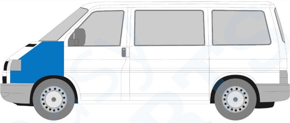 VOLKSWAGEN TRANSPORTER T4 1990-1996 FRONT WING LEFT