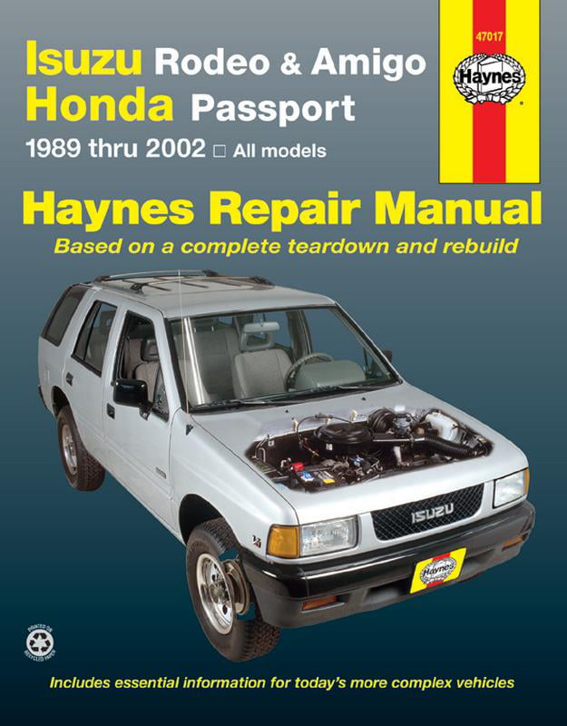 Isuzu Rodeo, Amigo & Honda Passport (89 - 02) by Mike Stubblefield, Jay...