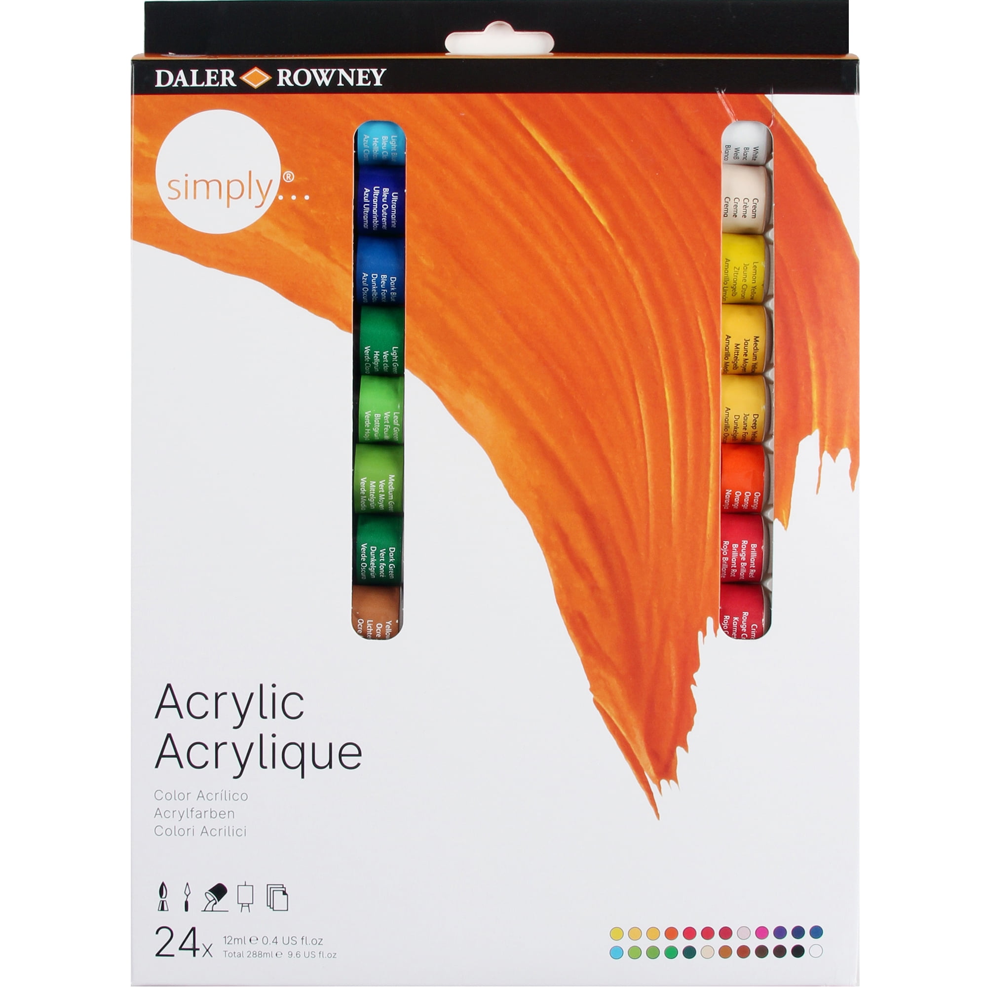 Daler Rowney Simply Acrylic Paint Set