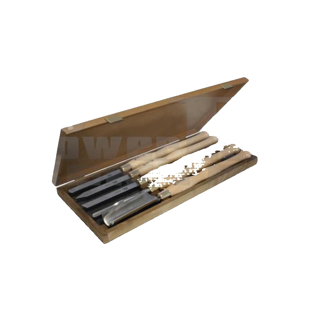 Narex Set Of Woodturning Chisels HSS Line Profi With Wooden Carrying Case