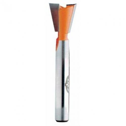 CMT Dovetail Router Bit - 12.7 dia x 12.7mm cut x 1/4 shank, 14 deg