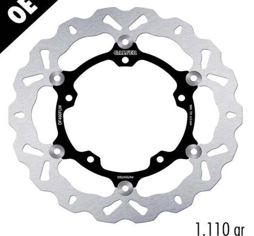 Galfer Front Brake Disc WAVE FLOATING (C. STEEL) 298x4,5mm YAMAHA YZF - R25 2015