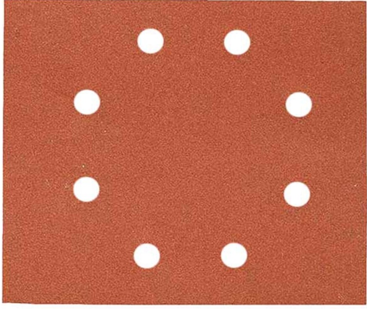 DeWalt DT3022 Pack of 10 1/4 115mm x 115mm 80 Grit Pre Punched Sanding Sheets