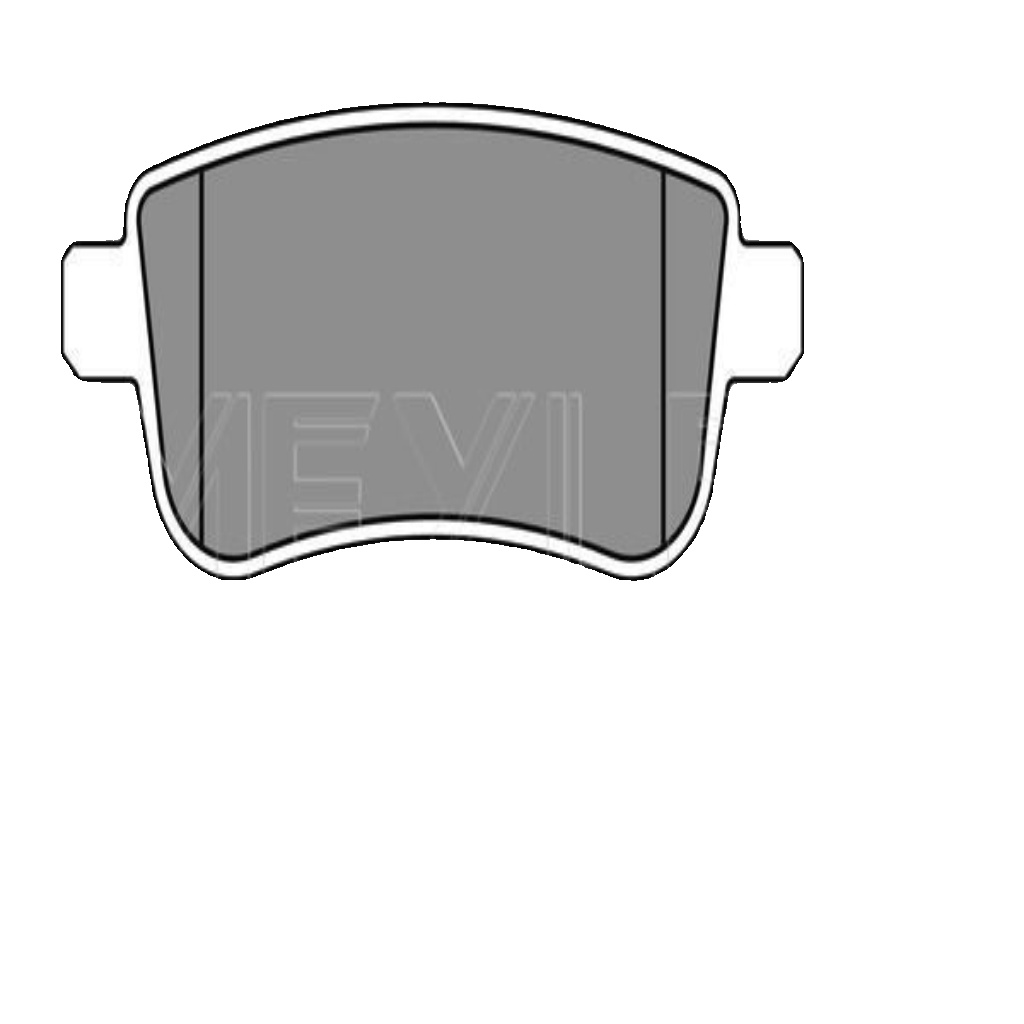 Rear MEYLE 025 248 2015 Brake Pad Set, disc brake for RENAULT