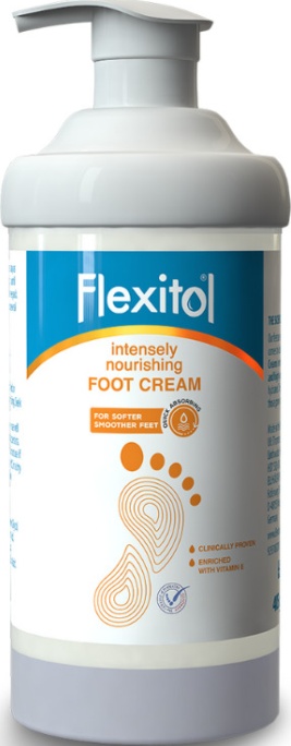 Flexitol Dry Skin Foot & Leg Cream 485g Intensely Nourishing Vit E and 10% Urea