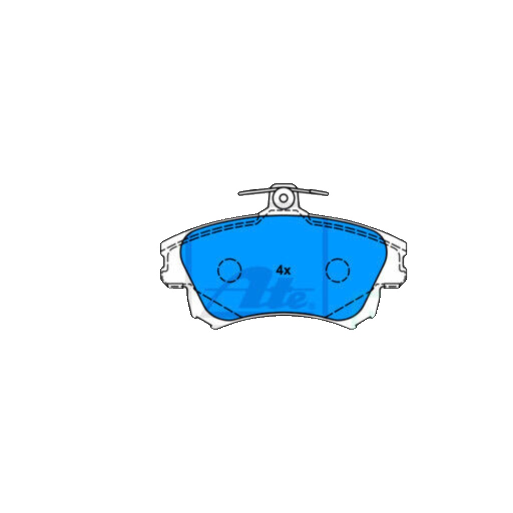 ATE 13.0460-2853.2 Brake Pad Set, disc brake for MITSUBISHI,VOLVO