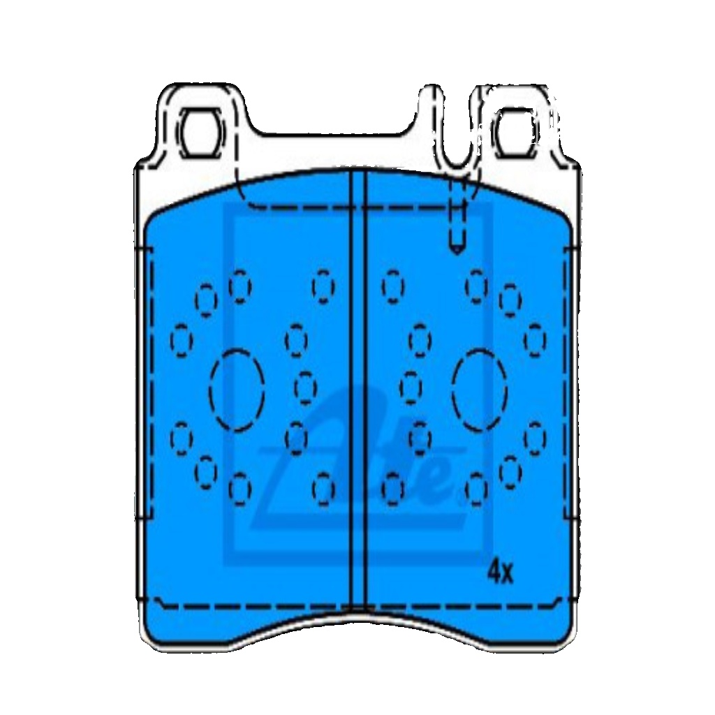 ATE 13.0460-9033.2 Brake Pad Set, disc brake for MERCEDES-BENZ