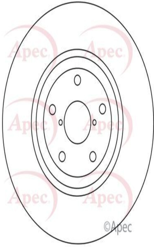 Apec Brake Disc Front Single 26300FE070 5028906091514 326mm DSK2750