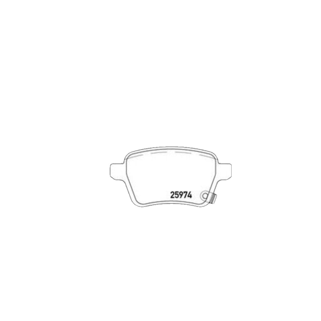 Fits BREMBO P 23 156 HAM PADS. REAR REAR TRW FIAT/FIAT (GAC)  ⭐UK Stock⭐
