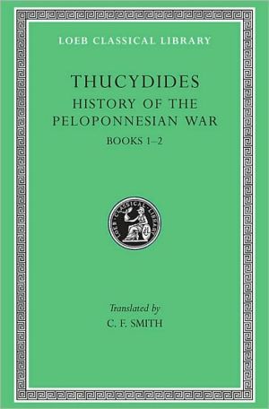 History of the Peloponnesian War, Volume I