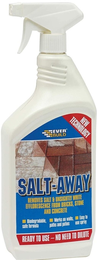 EVERBUILD SALT AWAY SPRAYABLE 1 L LITRE REMOVES SALT AND EFFLORESCENCE