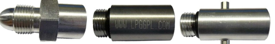 Fill UK gas bottles for less with LPG GPL Propane adaptor adapter with valve
