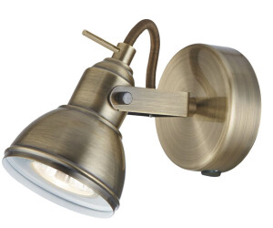 Antique Brass Finish Fitting Adjustable Head Spotlight Wall Bracket Spot Light