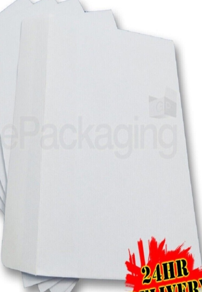 1000 x C6/A6 PLAIN WHITE SELF SEAL ENVELOPES 114x162mm - 90gsm- 24HR DELIVERY